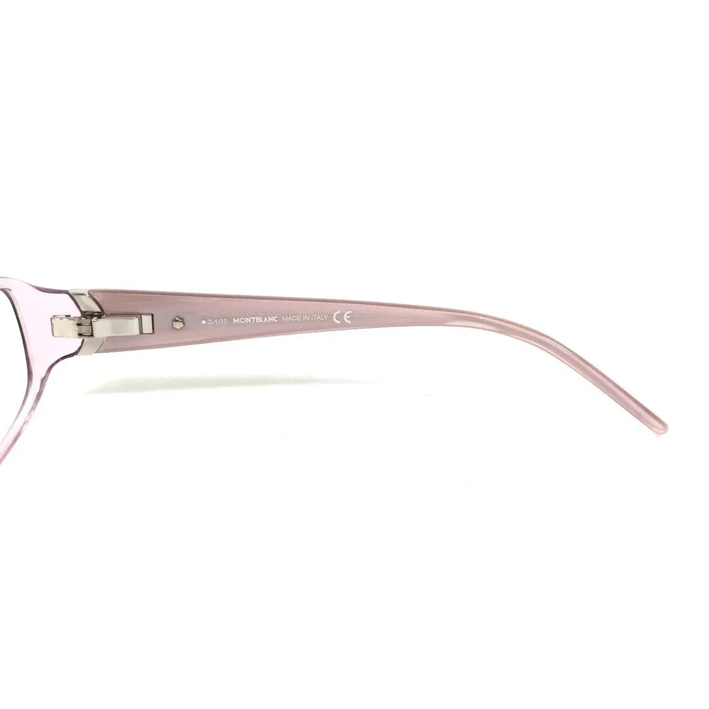 Montblanc Eyeglasses Frames MB303 078 Clear Pink Purple Rectangular 53-17-135